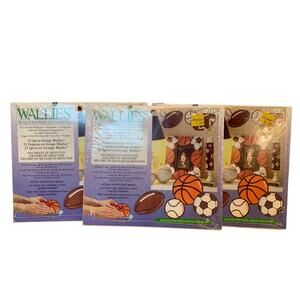 New Wallies Sport Themed Basketball Soccer Football Baseball Prepasted Wallpaper